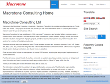Tablet Screenshot of macrotoneconsulting.co.uk